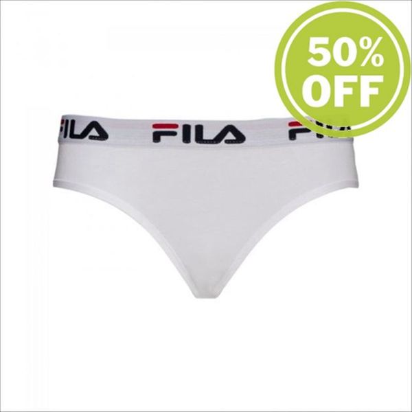 Fila 1 Pack Women's Briefs - White,NZ 187-16523